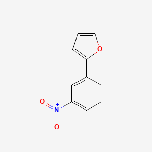 molecular formula C10H7NO3 B14055760 2-(3-Nitrophenyl)furan CAS No. 28988-01-4