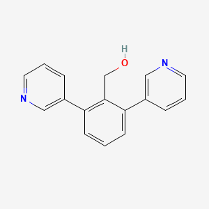 molecular formula C17H14N2O B14055817 (2,6-Di(pyridin-3-yl)phenyl)methanol 