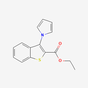 Ethyl 3-(1H-pyrrol-1-yl)-1-benzothiophene-2-carboxylate