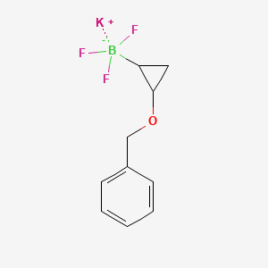 molecular formula C10H11BF3KO B14055899 Potassium (2-(benzyloxy)cyclopropyl)trifluoroborate 