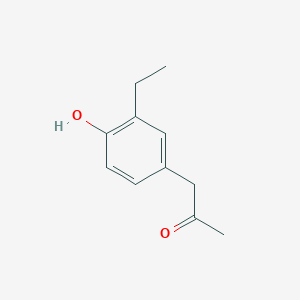 molecular formula C11H14O2 B14055947 1-(3-Ethyl-4-hydroxyphenyl)propan-2-one 