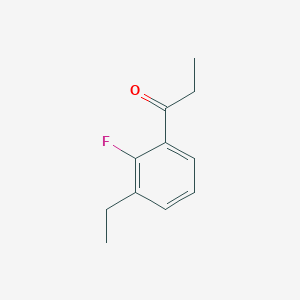 1-(3-Ethyl-2-fluorophenyl)propan-1-one