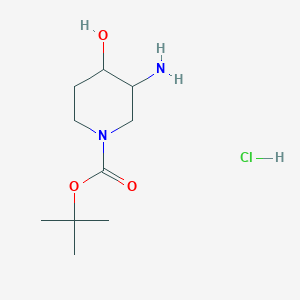 Tert-butyl 3-amino-4-hydroxypiperidine-1-carboxylate;hydrochloride