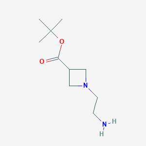 Tert-butyl 1-(2-aminoethyl)azetidine-3-carboxylate