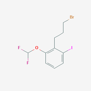 1-(3-Bromopropyl)-2-(difluoromethoxy)-6-iodobenzene