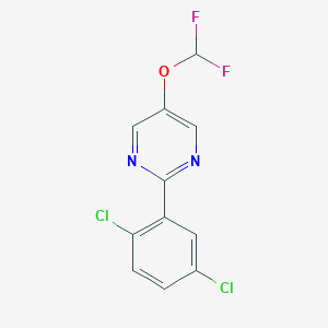 2-(2,5-Dichlorophenyl)-5-(difluoromethoxy)pyrimidine