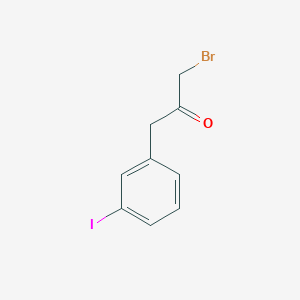 molecular formula C9H8BrIO B14056063 1-Bromo-3-(3-iodophenyl)propan-2-one 