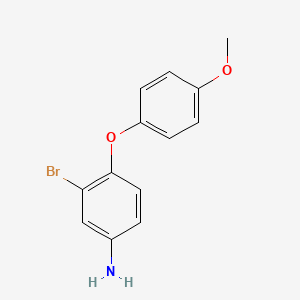 3-Bromo-4-(4-methoxyphenoxy)aniline