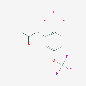 1-(5-(Trifluoromethoxy)-2-(trifluoromethyl)phenyl)propan-2-one