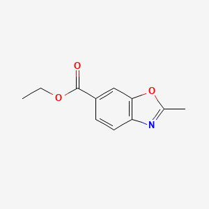 molecular formula C11H11NO3 B1405614 2-甲基苯并[d]恶唑-6-羧酸乙酯 CAS No. 1355171-27-5