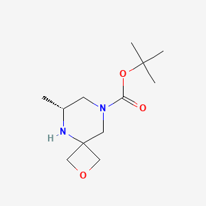 (R)-tert-Butyl 6-methyl-2-oxa-5,8-diazaspiro[3.5]nonane-8-carboxylate