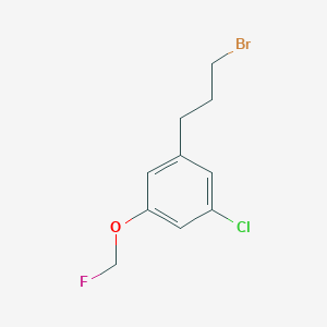 1-(3-Bromopropyl)-3-chloro-5-(fluoromethoxy)benzene