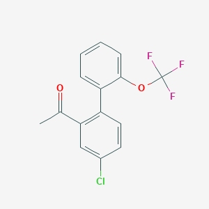 1-(4-Chloro-2'-(trifluoromethoxy)biphenyl-2-yl)-ethanone