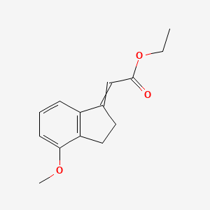 Ethyl 2-(4-methoxy-2,3-dihydroinden-1-ylidene)acetate