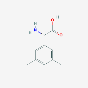 molecular formula C10H13NO2 B14056422 (S)-2-Amino-2-(3,5-dimethylphenyl)acetic acid 