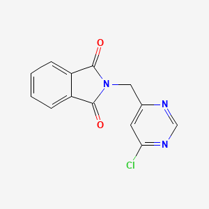 2-((6-Chloropyrimidin-4-yl)methyl)isoindoline-1,3-dione