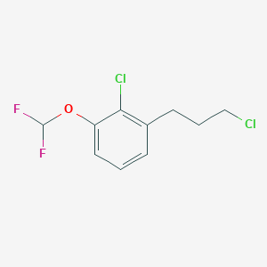 1-Chloro-2-(3-chloropropyl)-6-(difluoromethoxy)benzene