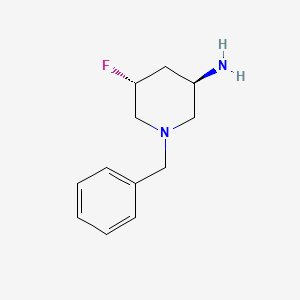 (3R,5R)-1-benzyl-5-fluoropiperidin-3-amine