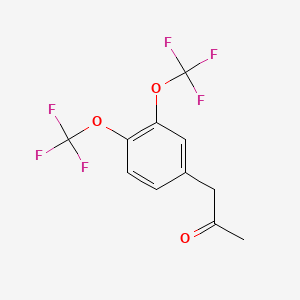 1-(3,4-Bis(trifluoromethoxy)phenyl)propan-2-one