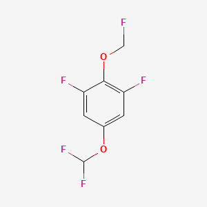 1,3-Difluoro-5-difluoromethoxy-2-(fluoromethoxy)benzene