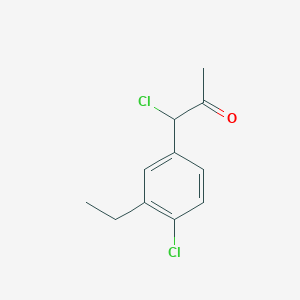 1-Chloro-1-(4-chloro-3-ethylphenyl)propan-2-one