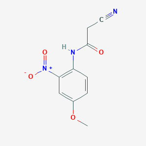 2-cyano-N-(4-methoxy-2-nitrophenyl)acetamide