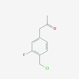 1-(4-(Chloromethyl)-3-fluorophenyl)propan-2-one