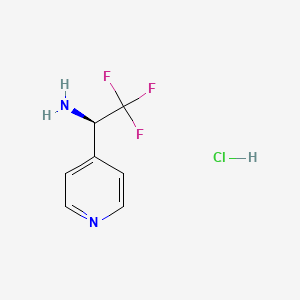 (R)-2,2,2-Trifluoro-1-(pyridin-4-YL)ethanamine hcl