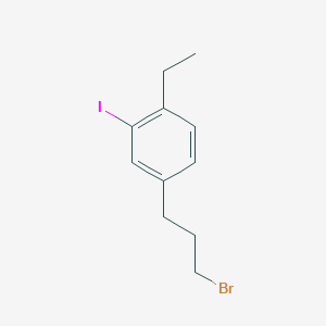 1-(3-Bromopropyl)-4-ethyl-3-iodobenzene