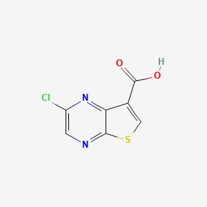 2-Chlorothieno[2,3-b]pyrazine-7-carboxylic acid