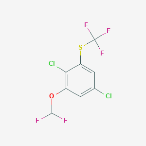 1,4-Dichloro-2-difluoromethoxy-6-(trifluoromethylthio)benzene