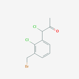 1-(3-(Bromomethyl)-2-chlorophenyl)-1-chloropropan-2-one