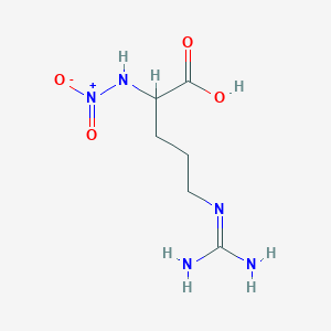 5-(Diaminomethylideneamino)-2-nitramidopentanoic acid