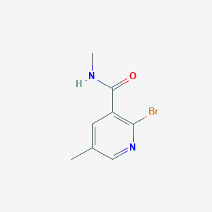 molecular formula C8H9BrN2O B1405709 2-Bromo-N,5-dimethylnicotinamide CAS No. 1379302-91-6