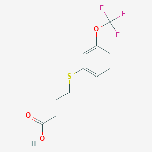 4-((3-(Trifluoromethoxy)phenyl)thio)butanoic acid