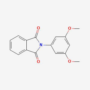 molecular formula C16H13NO4 B14057282 2-(3,5-Dimethoxyphenyl)-1H-isoindole-1,3(2H)-dione CAS No. 69076-64-8