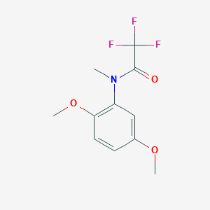 molecular formula C11H12F3NO3 B14057481 Acetamide, N-(2,5-dimethoxyphenyl)-2,2,2-trifluoro-N-methyl- CAS No. 138777-91-0