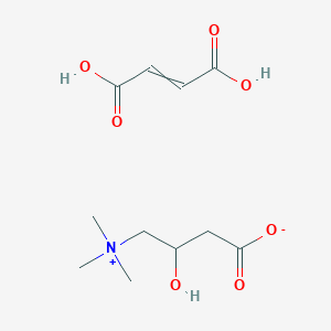 molecular formula C11H19NO7 B14057498 But-2-enedioic acid;3-hydroxy-4-(trimethylazaniumyl)butanoate 