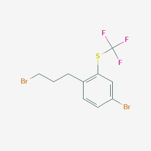 1-Bromo-4-(3-bromopropyl)-3-(trifluoromethylthio)benzene