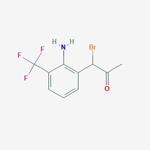 1-(2-Amino-3-(trifluoromethyl)phenyl)-1-bromopropan-2-one