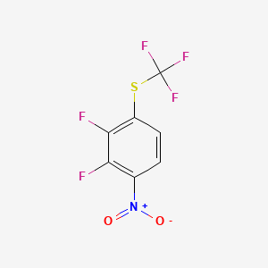 1,2-Difluoro-3-nitro-6-(trifluoromethylthio)benzene