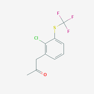 1-(2-Chloro-3-(trifluoromethylthio)phenyl)propan-2-one