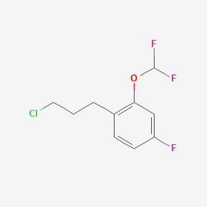 1-(3-Chloropropyl)-2-(difluoromethoxy)-4-fluorobenzene