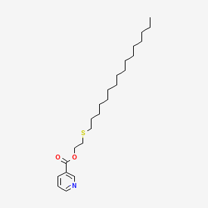 2-(Hexadecylthio)ethyl nicotinate