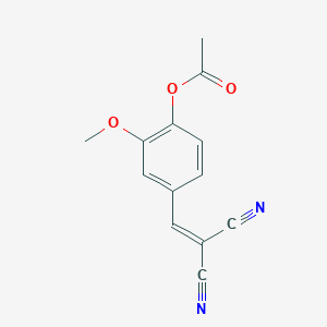 4-(2,2-Dicyanoethenyl)-2-methoxyphenyl acetate