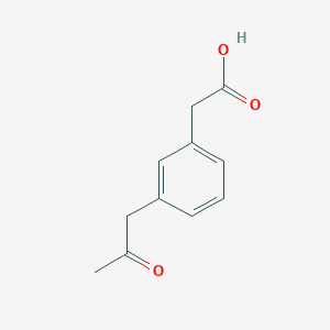 1-(3-(Carboxymethyl)phenyl)propan-2-one