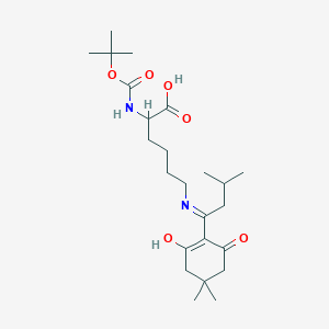 molecular formula C24H40N2O6 B14057932 Boc-Lys(Mtt)-OH.DCHA 