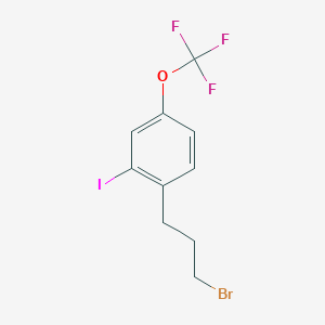 1-(3-Bromopropyl)-2-iodo-4-(trifluoromethoxy)benzene