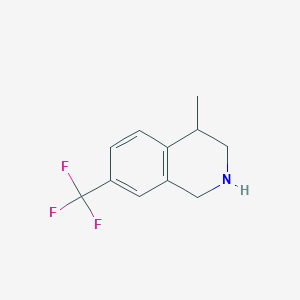 molecular formula C11H12F3N B1405802 4-甲基-7-(三氟甲基)-1,2,3,4-四氢异喹啉 CAS No. 1425334-96-8