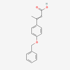 (E)-3-(4-(Benzyloxy)phenyl)but-2-enoic acid